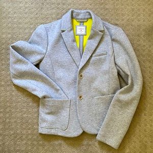 True light gray color blazer with pockets, very well made, thick fabrics. NWOT